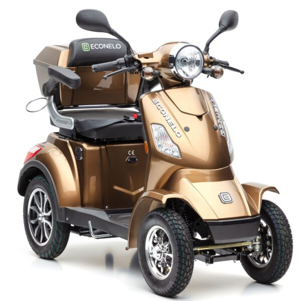 E-Seniorenmobil J4000, Lithium-Akku, 4-Rad, 1000 Watt, Lithium Braun