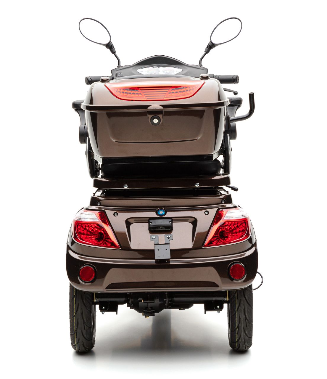 E-Seniorenmobil Billy, Blei-Akku, 3-Rad, 1000 Watt, Braun – Bild 5