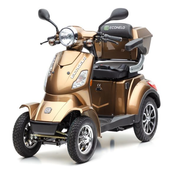 E-Seniorenmobil J4000, Blei-Akku, 4-Rad, 1000 Watt, Blei Braun