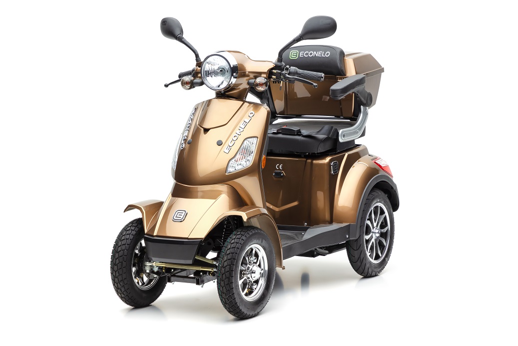 E-Seniorenmobil J4000, Blei-Akku, 4-Rad, 1000 Watt, Blei Braun