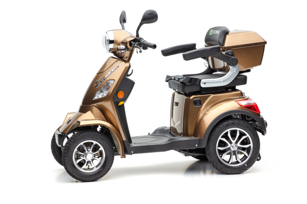 E-Seniorenmobil J4000, Blei-Akku, 4-Rad, 1000 Watt, Blei Braun – Bild 13