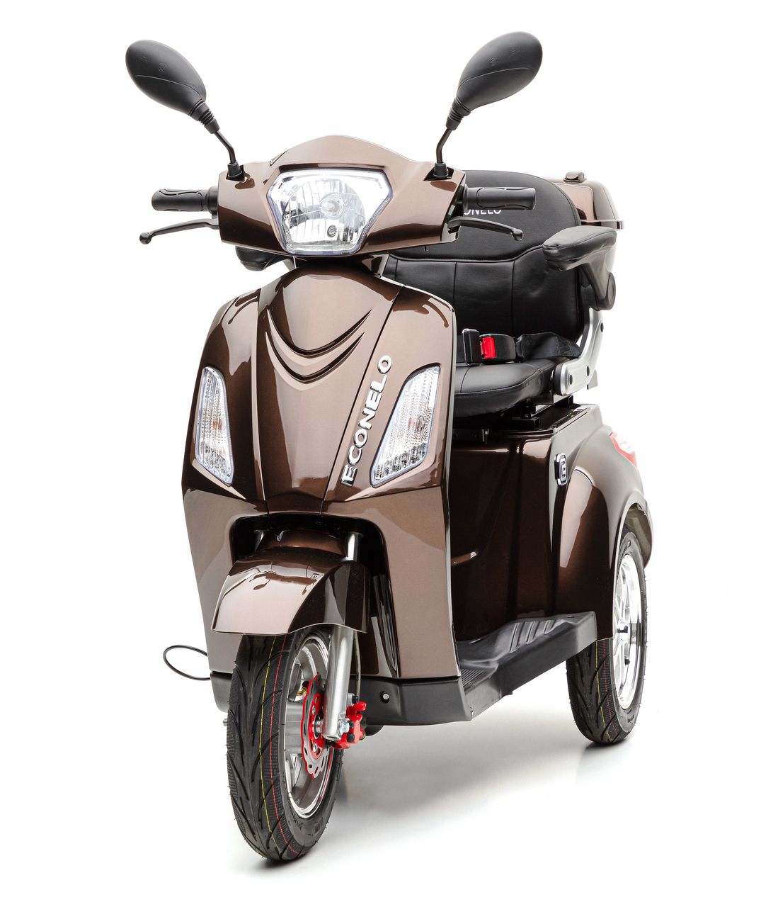 E-Seniorenmobil Billy, Blei-Akku, 3-Rad, 1000 Watt, Braun