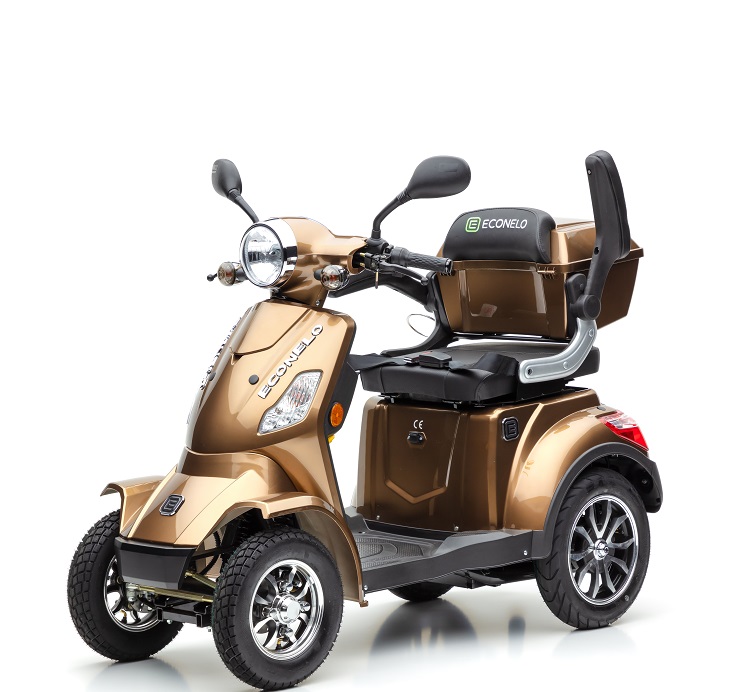 E-Seniorenmobil J4000, Blei-Akku, 4-Rad, 1000 Watt, Blei Braun – Bild 28