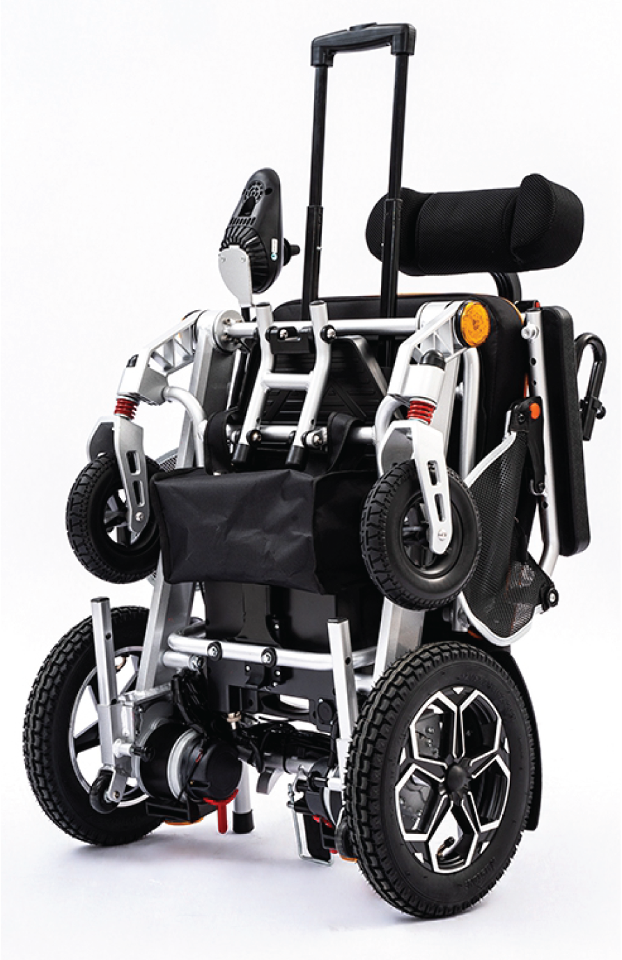 Elektrischer Rollstuhl SL-LYD005 Doppel-Motor - 2 x 250W - Schwarz – Bild 2