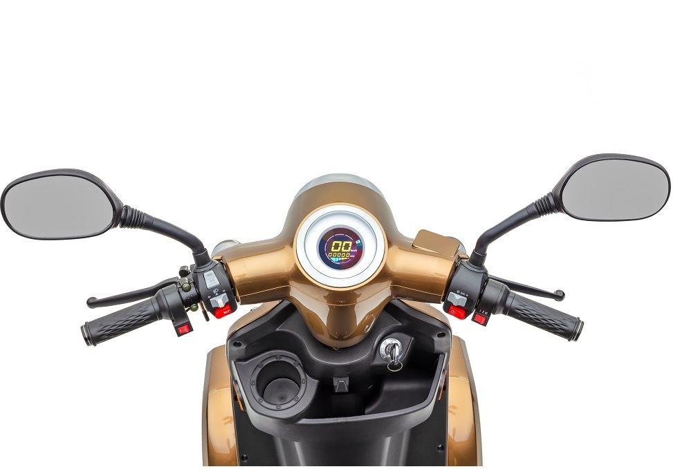 E-Seniorenmobil J4000, Blei-Akku, 4-Rad, 1000 Watt, Blei Braun – Bild 9