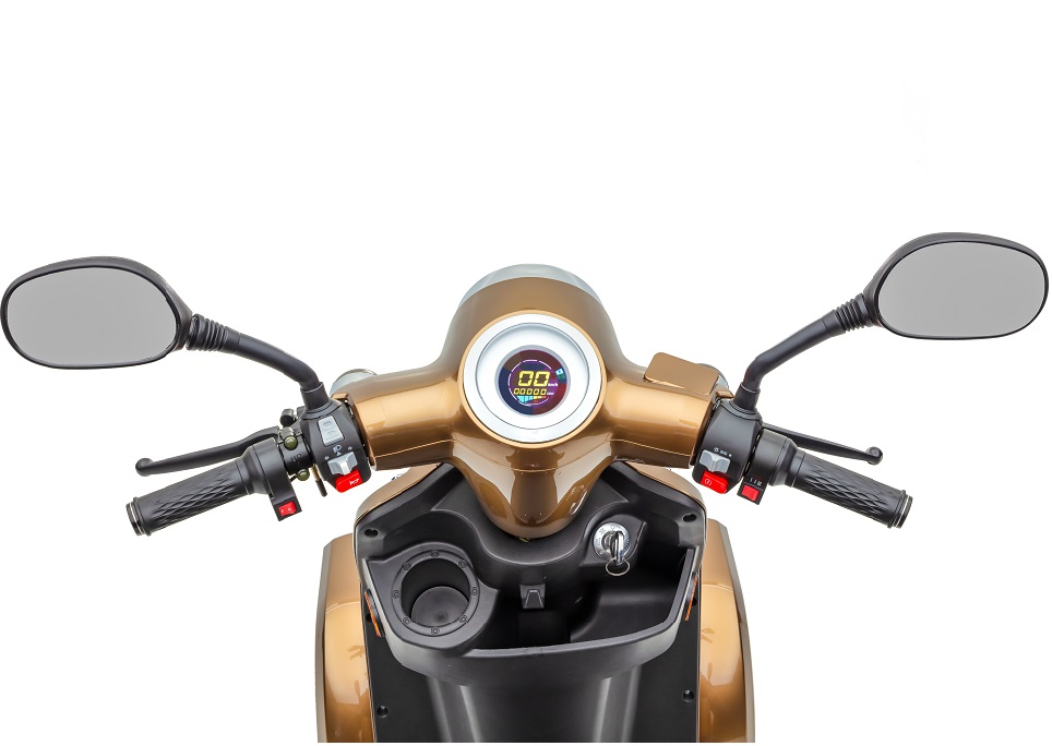 E-Seniorenmobil J4000, Lithium-Akku, 4-Rad, 1000 Watt, Lithium Braun – Bild 6