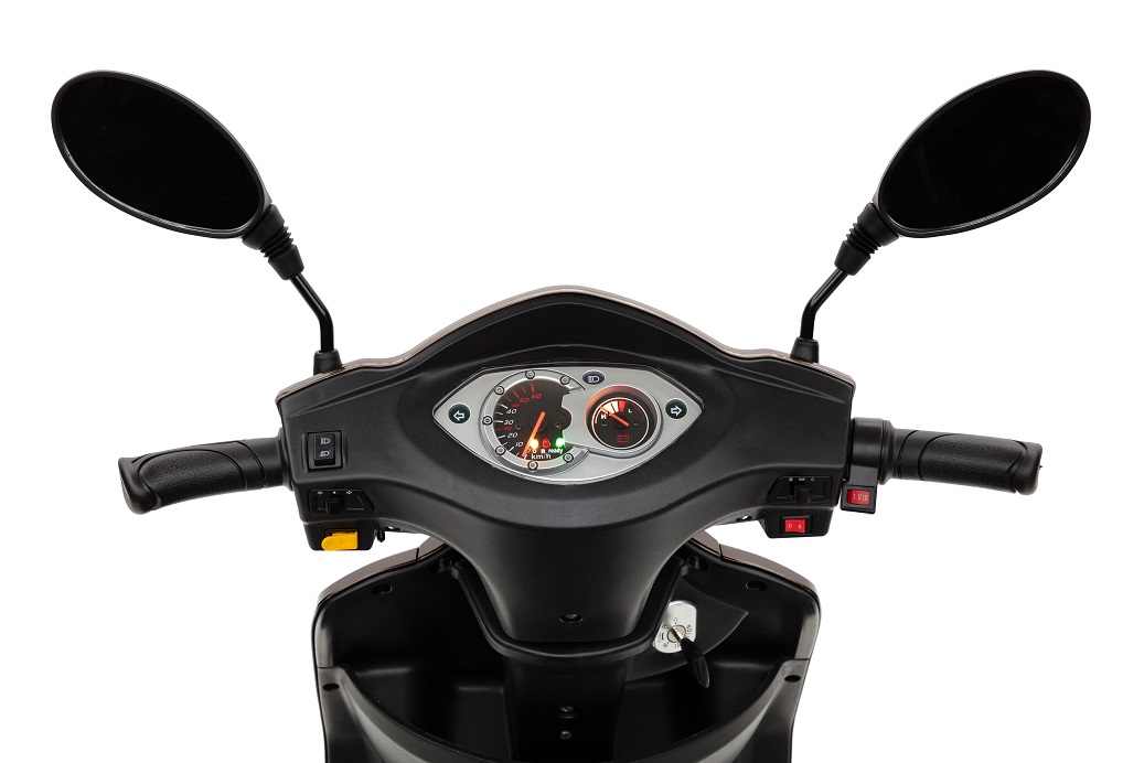 E-Seniorenmobil Billy, Blei-Akku, 3-Rad, 1000 Watt, Braun – Bild 6