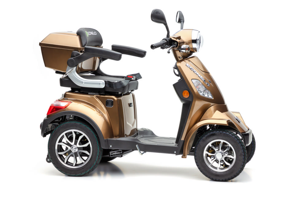 E-Seniorenmobil J4000, Blei-Akku, 4-Rad, 1000 Watt, Blei Braun – Bild 26